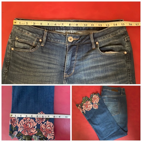 JAG JEANS Ellis Cropped Boot With Embroidery - Picture 3 of 5